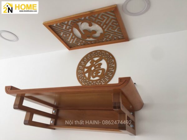 Bàn thờ treo tường gỗ Mít, mã BTM127