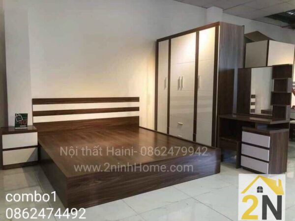 Combo Phòng ngủ Gỗ công nghiệp CB001