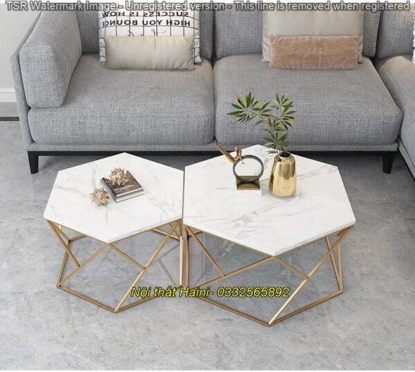 BÀN TRÀ BÀN SOFA CẶP ĐÔI KIM CƯƠNG MÃ BT002
