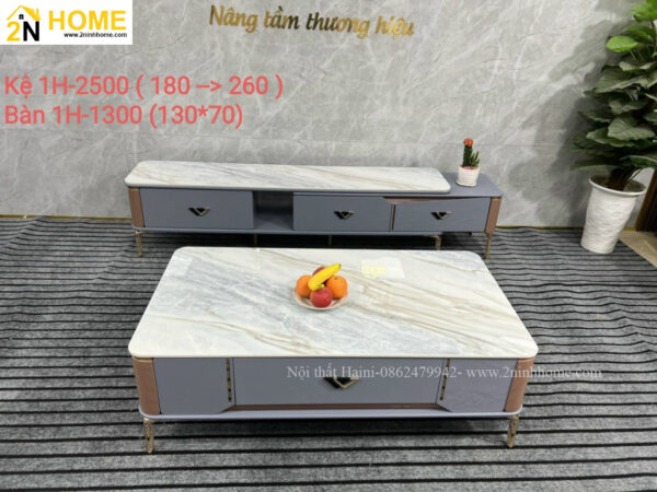 Bàn Trà Nhập Khẩu Mặt Đá Cao Cấp, mã BTNK-04