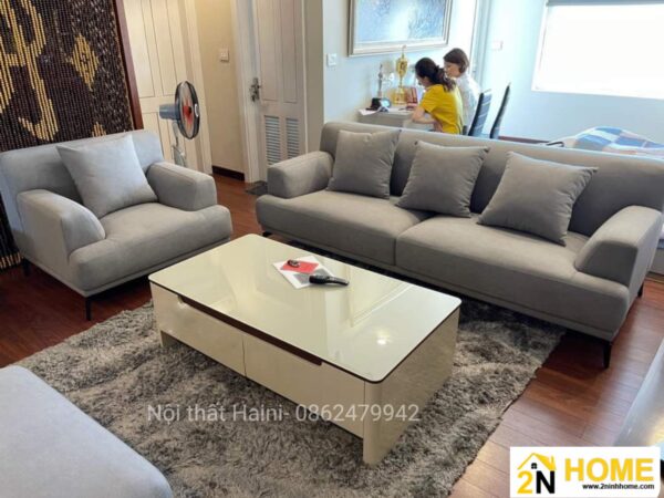 Bộ sofa nỉ cao cấp, sang trọng chắc chắn, SF026